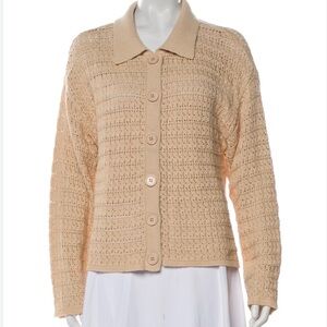 Tularosa Beige Knit Cardigan